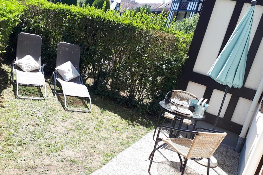 Studio Cabourg - Home-Varaville Avec Jardin Exterior foto